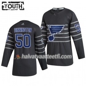 Lasten NHL St. Louis Blues Pelipaita Jordan Binnington 50 Harmaa 2020 NHL All-Star Adidas Authentic 